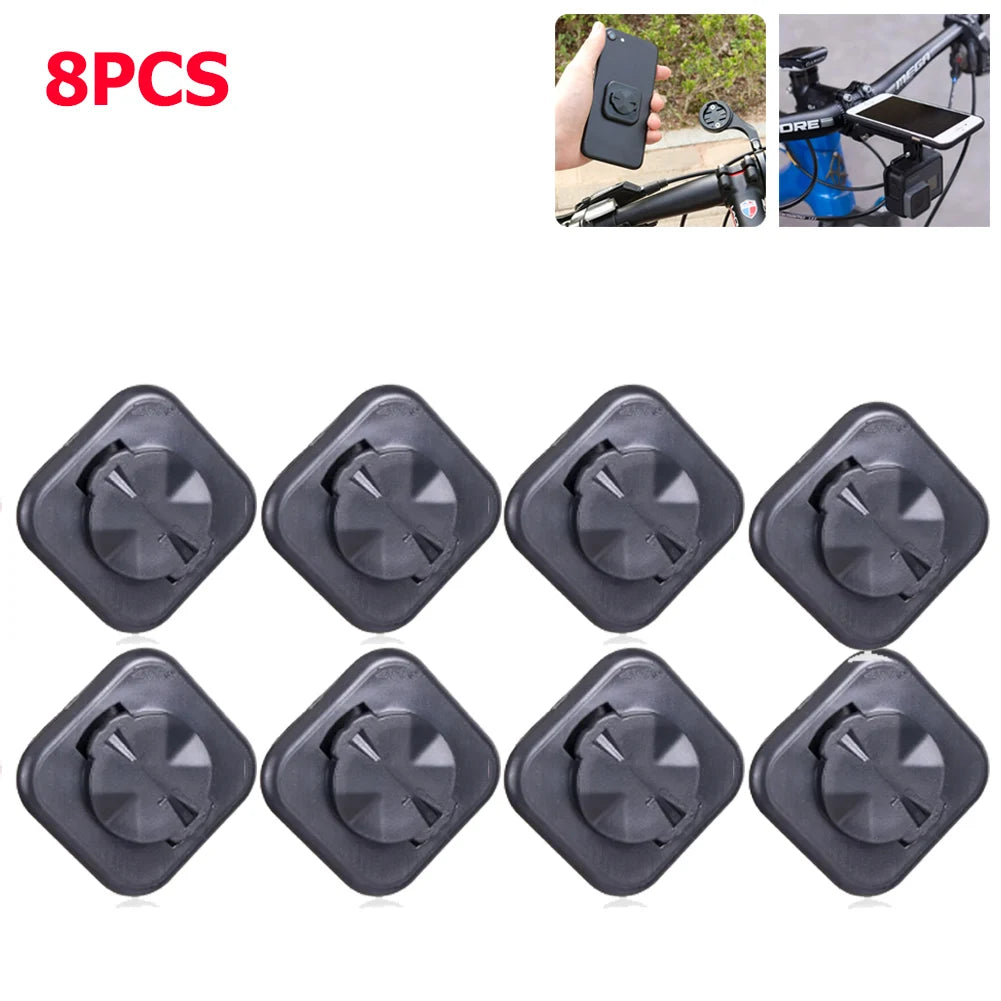 1-10pc Bicycle Mobile Phone Sticker Holder Bike Mount Cycling Computer Holder Support Stand Back Button Paste Adapter For GARMIN