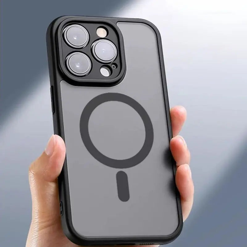 Luxury Matte Armor For Magsafe Magnetic Wireless Charging Case For iPhone 11 12 13 14 15 16 Pro Max Plus Shockproof Hard Cover
