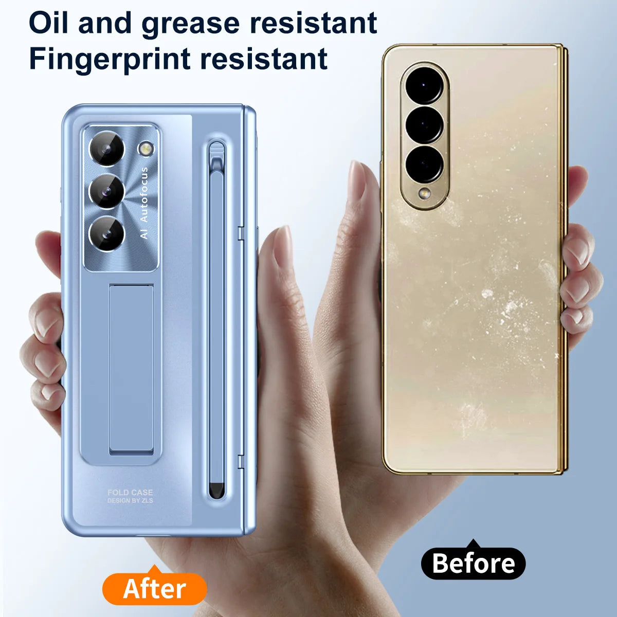 For Samsung Galaxy Z Fold 4 5 6 7 Case With S Pen Stand & Hinge Cover Screen Protector All-inclusive Anti-drop For Z Fold 7 6 5