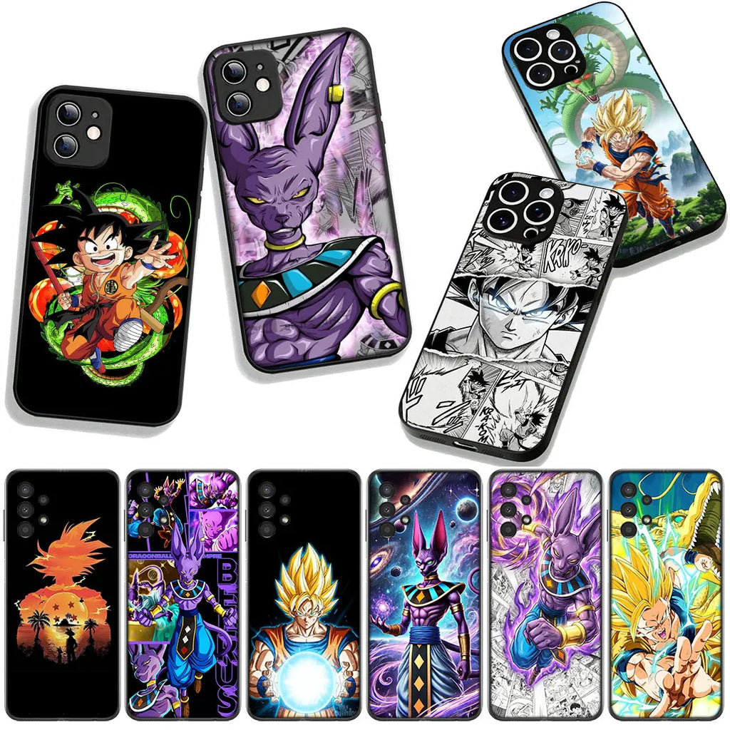 Phone Cover Beerus Dragon Gokus Ball DragonBalls for Apple iPhone 17 16 11 Pro XS Max XR 6 7 8 Plus + 16E SE 2020 Air 5 8+ Case
