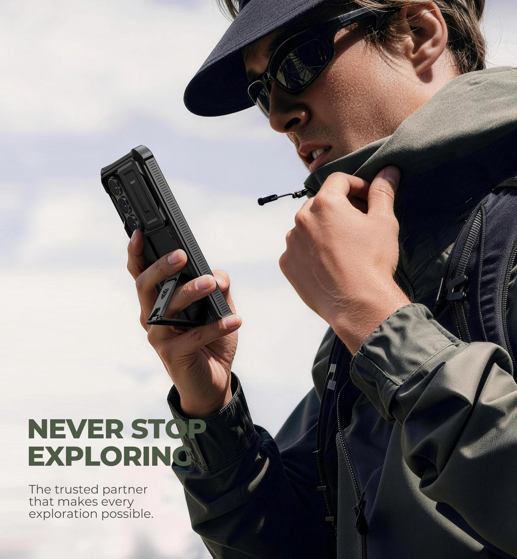 Dexnor For Samsung Galaxy S26/S26 Plus/S26 Ultra 2026Case Full Body Shockproof Camera Cover &Built-in Screen Protector Kickstand