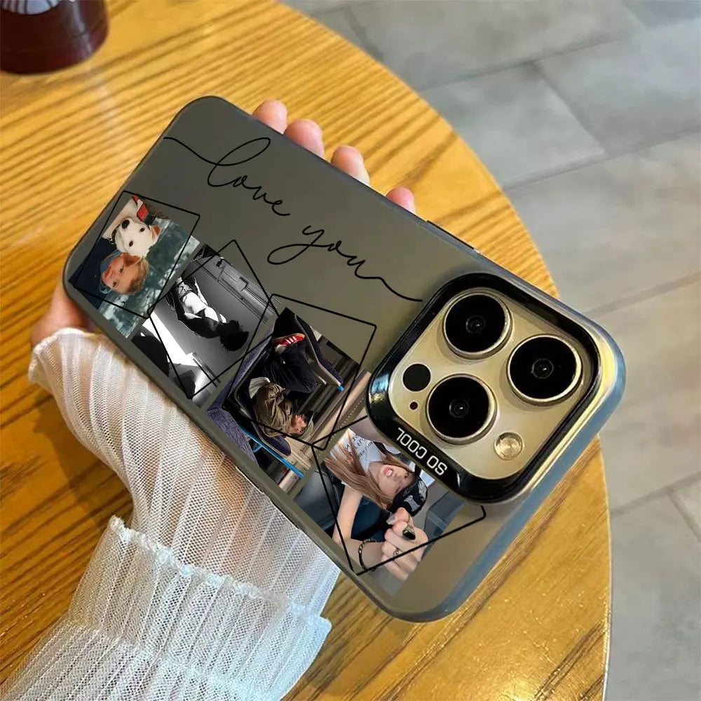 For iPhone 17 16 15 14 13 12 11 Pro Xs Max Mini SE 2020 2022 Air XR 7 8 Plus 16e Personalized multi Photo Custom DIY Phone Case