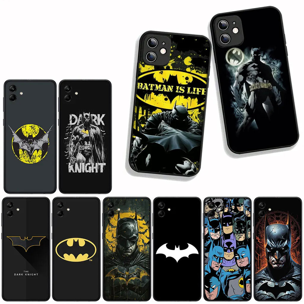 Cover for Samsung Galaxy S25 S23 S22 S24 FE Ultra S10 Plus A05 A06 A15 A16 A26 A35 S10E Case B-Batmans Bruce Wayne Bats Man