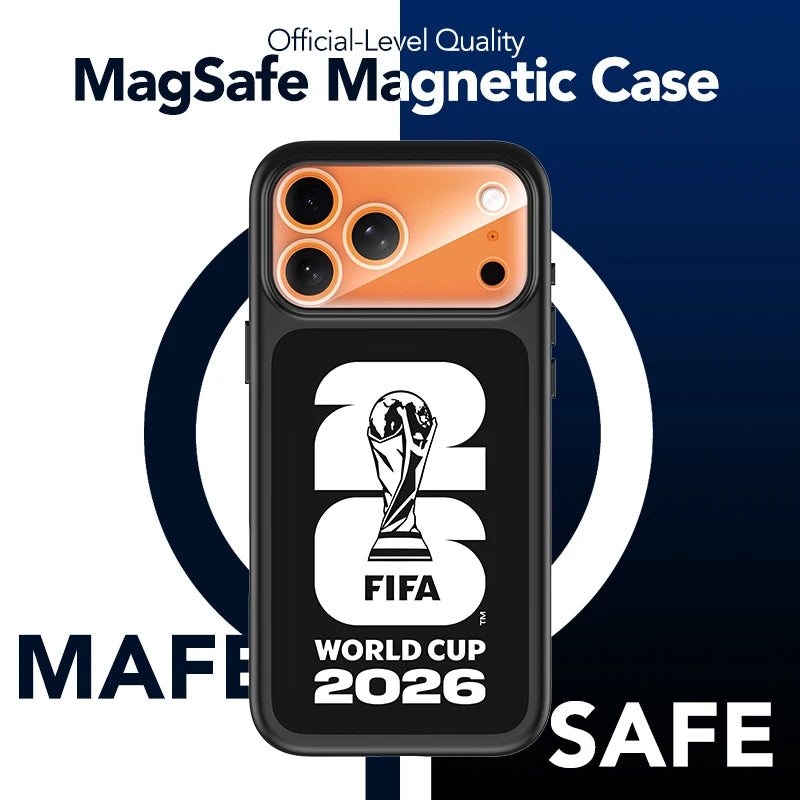 FIFA-F26C02 Magsafe Wireless Charging FIFA World Cup 2026 Phone Case For iPhone 17 Pro /iPhone 17 Pro Max Magnetic Bumper Case