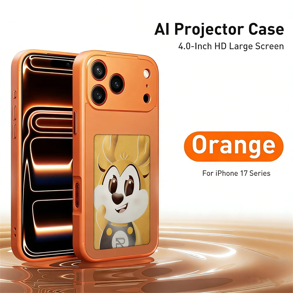 NFC Function AI Phone Cases For iPhone 17 Pro Max ink Screen DIY Luxury E ink Screen Display Customized Phone Case