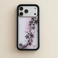 Wildflower Stars Fang Union Jack Phone Case for iPhone 12 13 14 15 16 17 Pro Max Plus Air wf INS Puppy Polka Dot Back Cover﻿﻿﻿﻿﻿