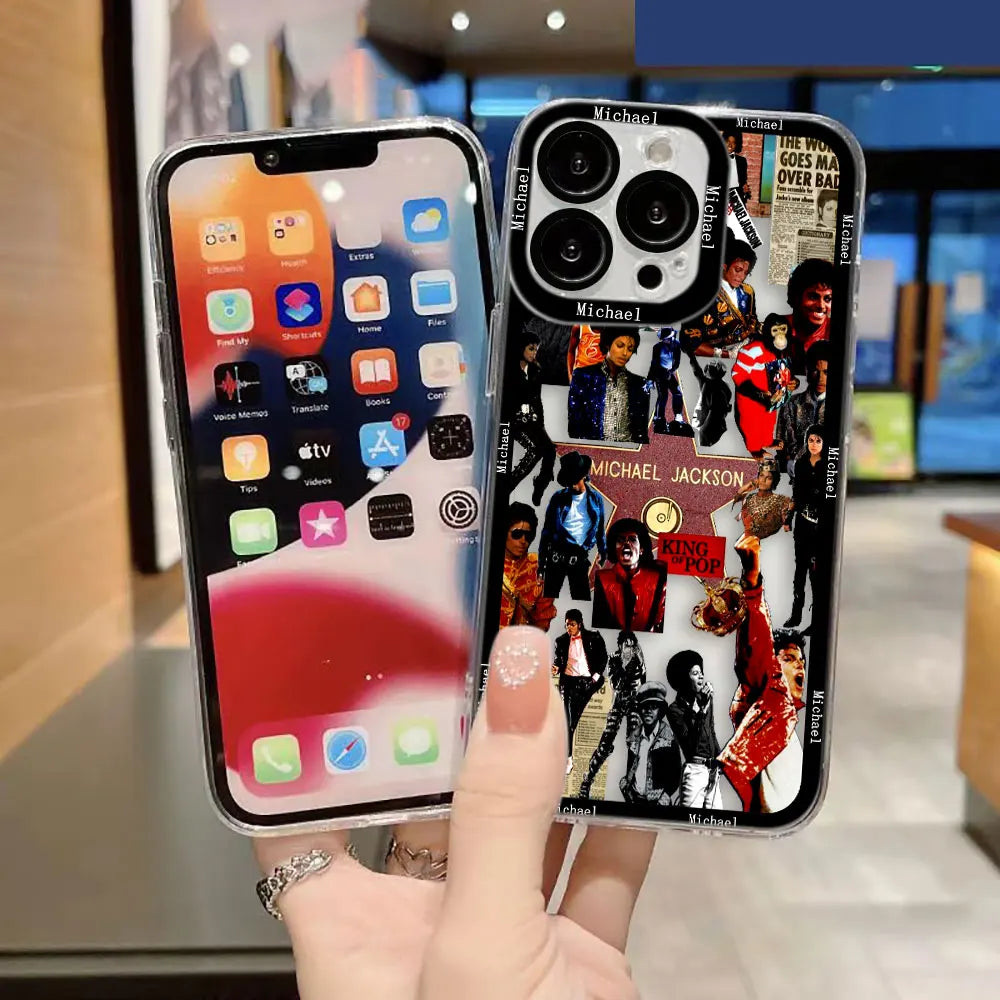 Dancer m-Michael j-Jackson Clear Phone Case For Realme 15 5 6 7 7I 8 8I 9 9I 10 12 NOTE 70 C75 C71 C67 C65 C55 C53 C35 C33 Cover