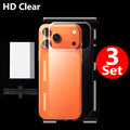 3/2/1Set Flexible TPU Hydrogel Film Sidr Back Full Cover Screen Protectors for IPhone 17/17 Pro/17 Air/17 ProMax