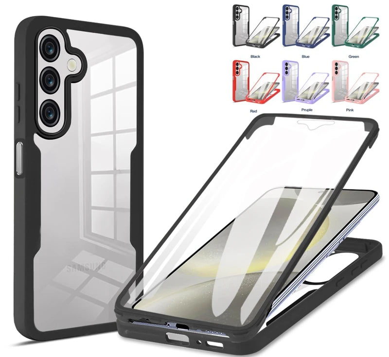 For Samsung Galaxy A16 5G Case 360 Full Body Protection Cases For Galaxy A16 A 16 Front Screen Shockproof Cover