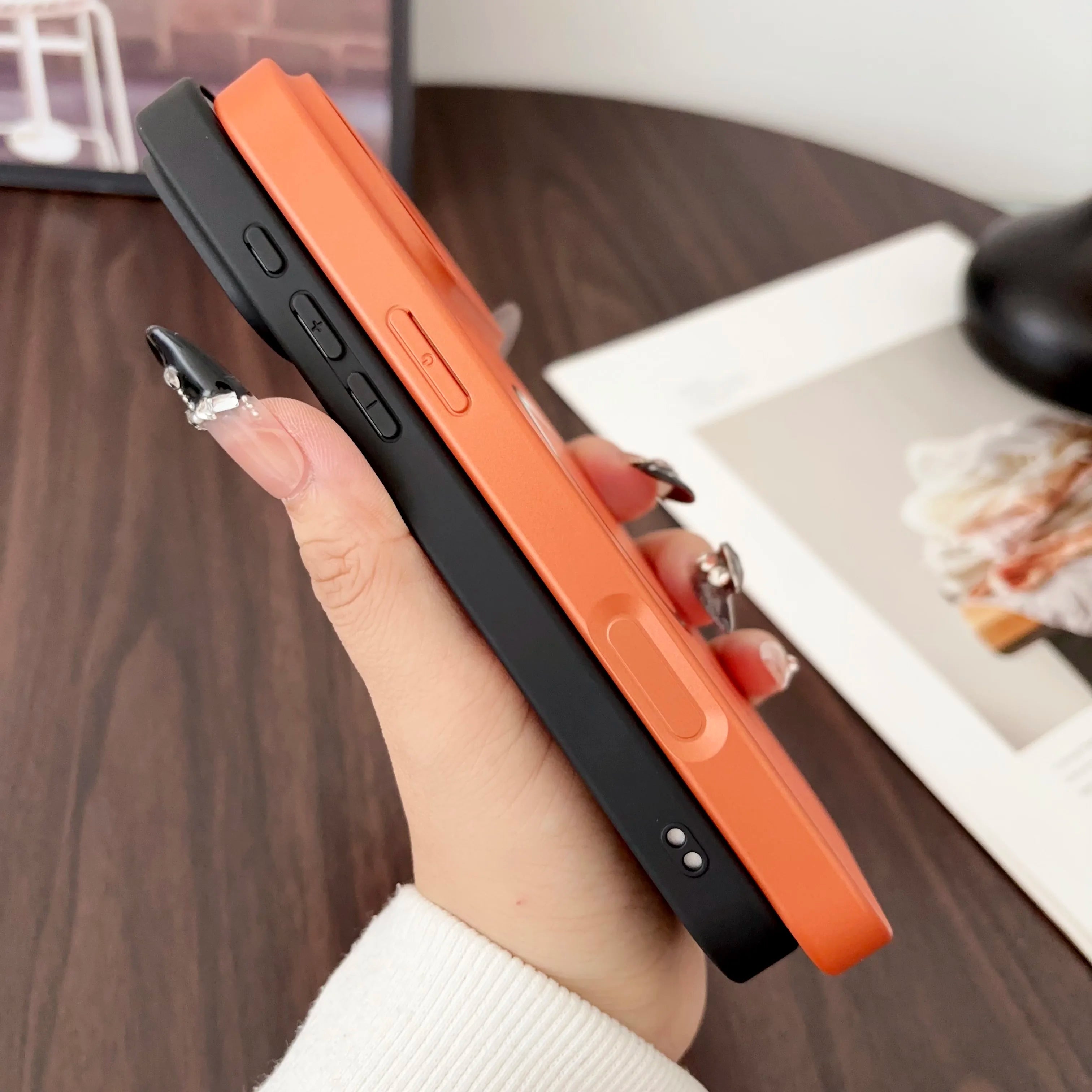 Luxury Matte for Magsafe Magnetic Artificial Leather Phone Cases for IPhone 17 13 Pro Max 16 15 14  Shockproof Cover