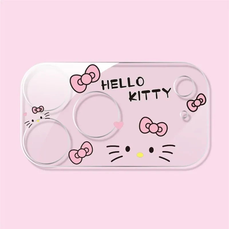 Sanrio Cartoon Hello Kitty Kuromi Pochacco Camera Protector Lens Film For IPhone 15 16 17 14 Pro Max Plus HD Protective Cover