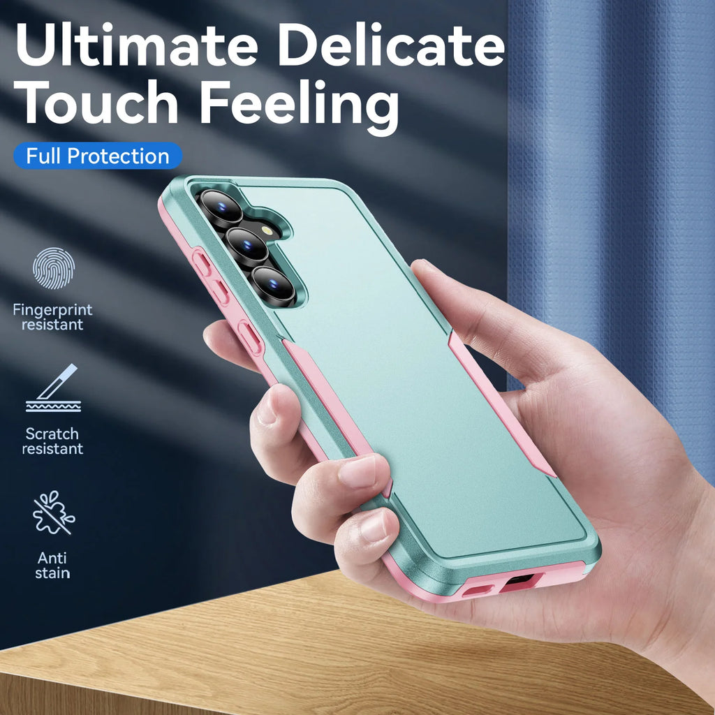 Hybrid Color Shockproof Phone Case for Samsung Galaxy A57 5G A17 A37 A56 A36 A16 A26 A55 A35 A15 A54 A14