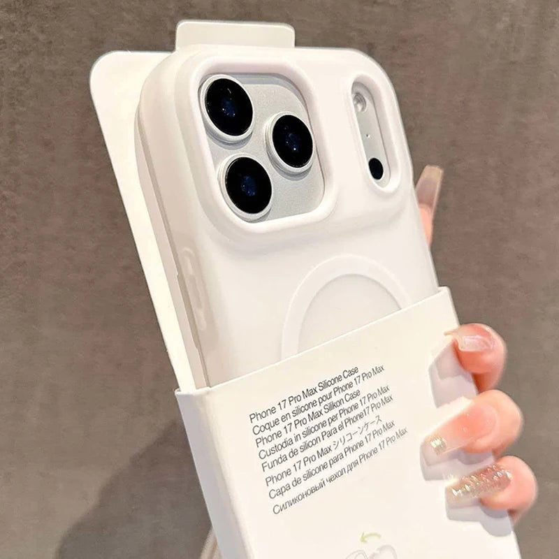 Luxury Candy Color 2 IN 1 Magnetic Case For iPhone 17 Air 16 15 14 13 12 11 Pro Max Plus For Magsafe Wireless Charge Matte Cover
