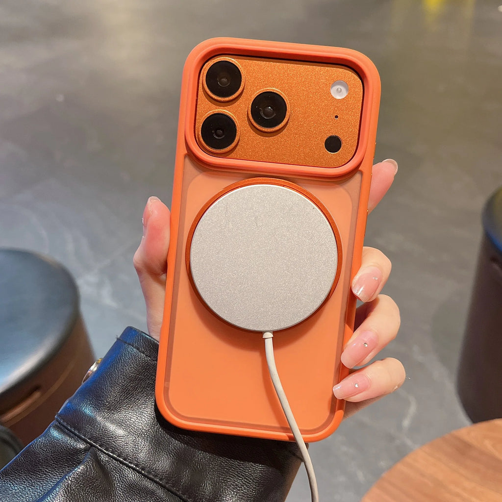 Luxury 360 Rotating Magnetic Phone Case for iPhone 17 Pro Max 16 Plus 15 14 13 12 11 Shockproof Slim Fit for Magsafe Stand Cover