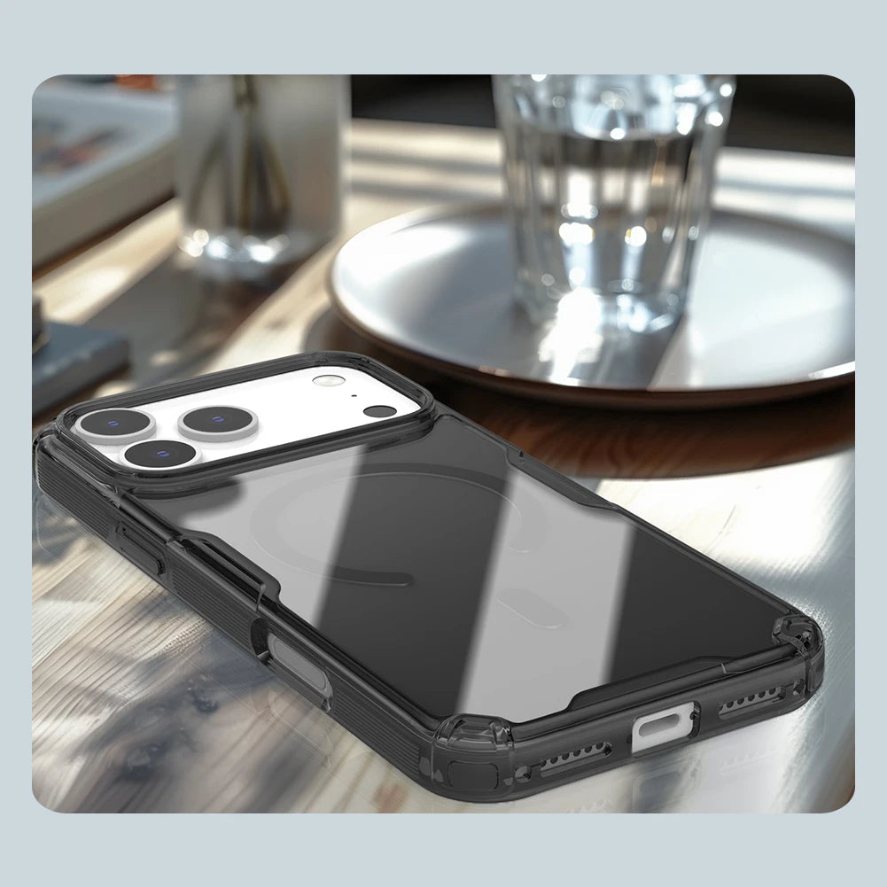 For iPhone 17 Pro MAX Case NILLKIN Nature Pro Magnetic Case For 17 17 Pro Air Fitted Cases Clear Cover