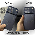 New Magnetic Shockproof Anti-fall Case For IPhone 13 14 15Pro 16 Pro Max Convert to 17 Pro Max Support MagSafe Wireless Charging