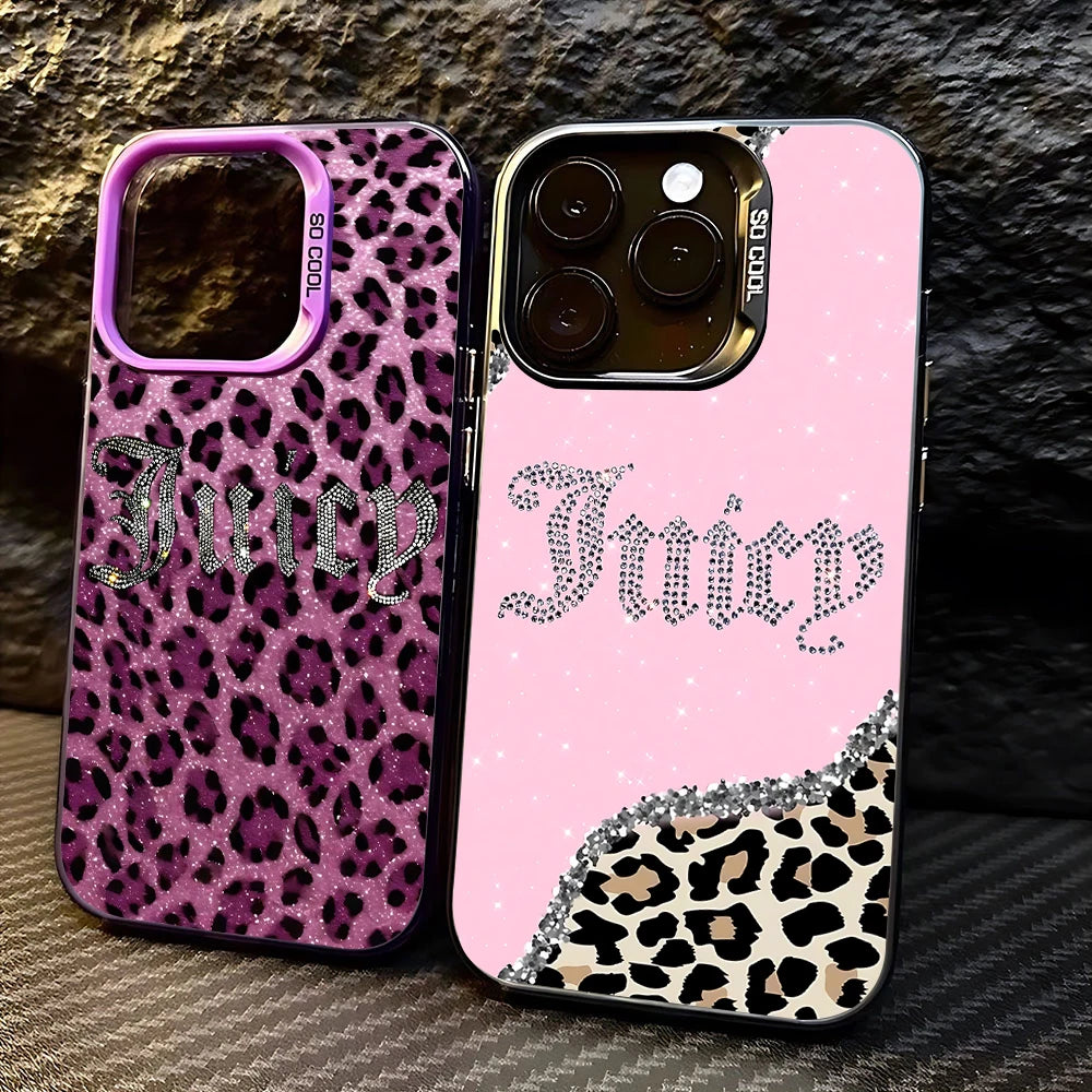 J-JuicysS Couture Phone Case For iPhone 17 16e 16 15 14 13 12 11 mini Pro Max X XR XSMAX 8 7 Air Plus Anti Fall Matte Back Cover