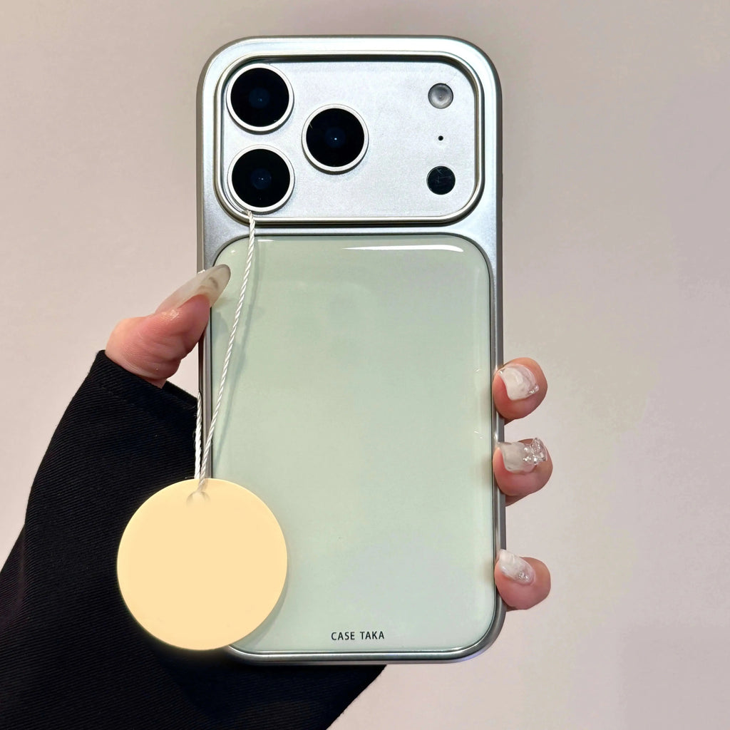 INS Simple Color Y2K Electroplated Drop Glue Phone Case For iPhone 16 15 14 13 12 11 17 Pro Max 16 15 14 13 12 Pro 17 Air Cover
