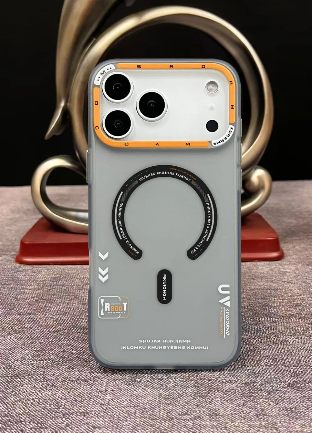Matte Magnetic Phone Case For iPhone 17 Pro Max 17 17 Pro for Magsafe Wireless Charge Frosted Metal Lens Frame Buttons Cover