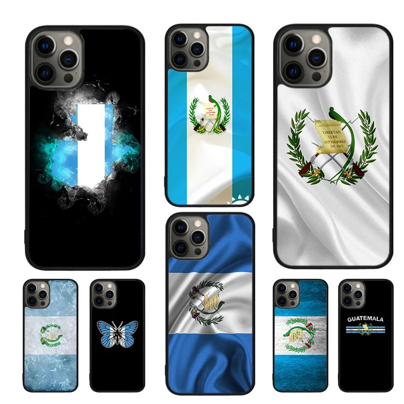 Guatemala Flag Phone Case For iPhone 17 Air 16 15 14 11 12 13 Pro  MAX Plus coque Cover Shell