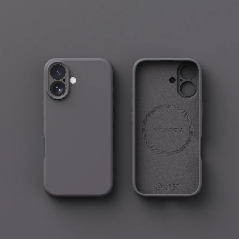 Original Liquid Silicone For Magsafe Magnetic Case For iPhone 17 Air 16 Plus 15 14 13 12 Pro Max 11 16E X XS XR Matte Soft Cover