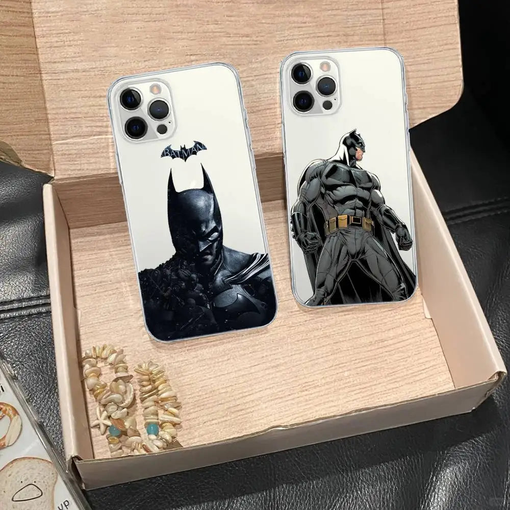 Cool B-Bat-mans For iPhone 17 16 16e 15 14 13 12 11 Pro Max Mini Plus Phone Case
