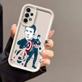 Marvel Avengers Hero Captain America Case For Samsung Galaxy A57 A56 A37 A36 A17 A07 A26 A16 A06 A55 A52 A14 A73 A34 Soft Cover