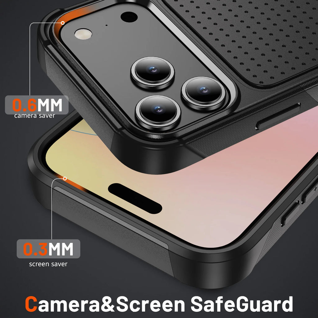 Protective Funda Cover Case for Iphone 17 Pro Max 16 15 14 Plus 13 Pro Max Iphone17 Fall Protection Mobile Phone Accessories