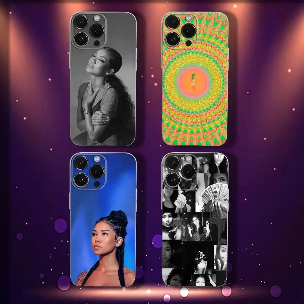 Jhene Singer Aiko Phone Case For iPhone 17,16,15,14,13,12,11 Pro,Max,Plus,X,XS,XR,SE4,E Mini Transparent Soft Cover