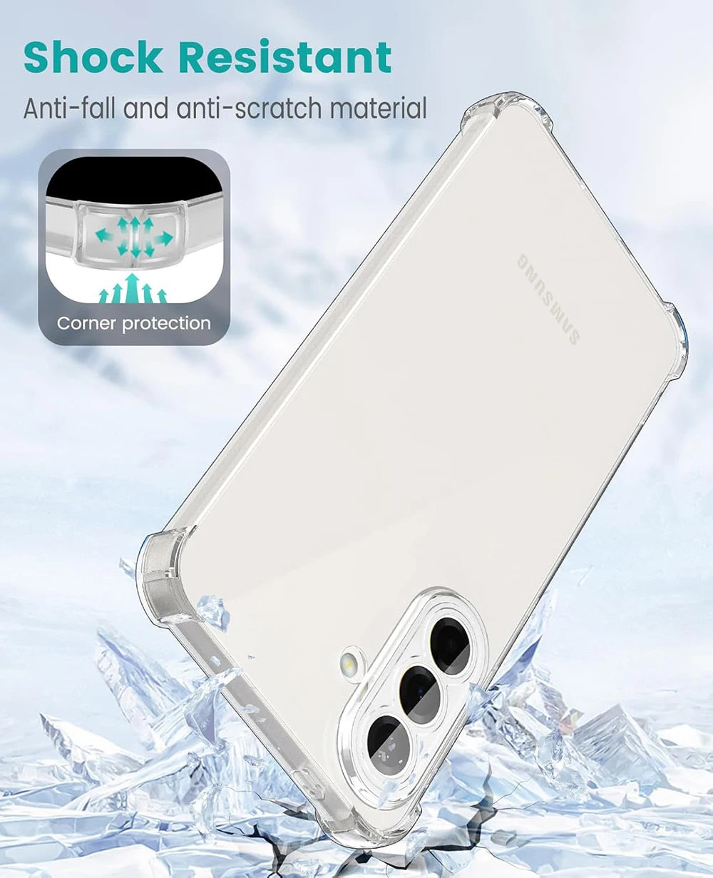 Shockproof Protective Soft Case For Samsung Galaxy A57 A37 A27 A17 A07 4G 5G Clear Silicone Ultra Thin TPU Cover Airbag Shell