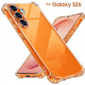 For Samsung Galaxy S26 Case Anti-Yellow Transparent Soft Back Shockproof Cover SamsungS26 Ultra S 26 Plus 5G Clear Funda Bumper