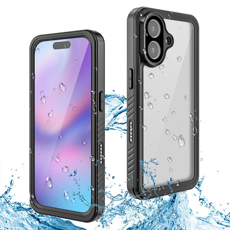 Shellbox Upgraded Waterproof Phone Case for iPhone 17 Pro Max/17 AIR/16/15/14/13360 Full Coverage IP68 Certification