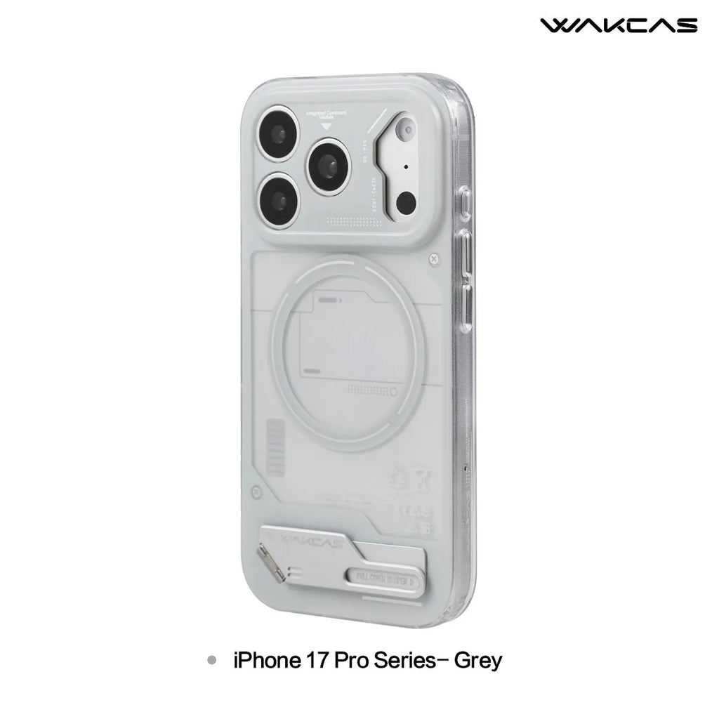 WAKCAS Battery Design Phone Case for iphone 17/16 17 Pro/16 17pro Max Magnetic Anti-fall Full-cover Shell Phone Protective Cover