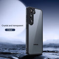 Luxury Matte Clear Airbag Case For Samsung Galaxy S24 S23 S22 Plus Ultra A34 A24 A54 Transparent Anti-fingerprint Frosted Cover