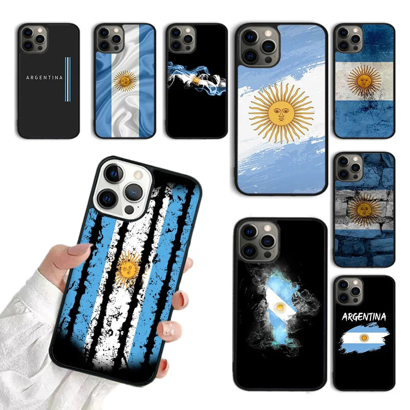 Argentina Flag Phone Case For iPhone 17 Air 15 16 11 12 13 14 Pro Max Cover For iPhone 17 Air Max Plus coque Fundas Shell