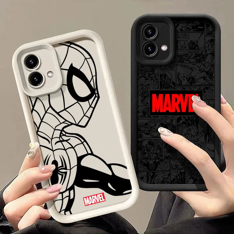 Marvel Ironman Phone Case for Motorola Moto Edge 70 60 Fusion 50 Pro Neo G06 G56 G86 G85 G84 G75 G53 G52 G30 G14 Spiderman Cover