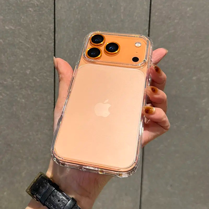 Luxury Translucent Matte Phone Case for iPhone 17 Pro Max 17Air  PC TPU Hybird Transparent Armor Phone Cover for iPhone 17 Pro