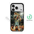 Football M-MesSI-S-M10    Phone Case For iPhone 17,16,15,14,13,12,11,Pro,Max,Plus,Mini,SE4,E Magnetic For Magsafe Wireless
