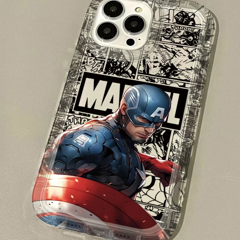 Marvel Spider Man Iron Man Clear Soft Case for Huawei P30 P40 P50 P60 Pro Honor 100 90 80 70 60 50 X9 X9A X8 X5 Magic5 Magic 5