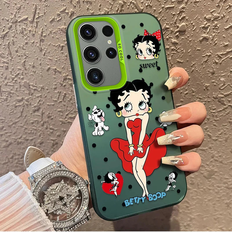 Sexy Girl B-Bettys Frosted Case for Samsung Galaxy A36 A35 A34 A32 A30 A26 A25 A24 A23 A22 5G 4G A20 A16 A15 A14 Acrylic Cover