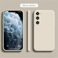 luxury Liquid Silicone Case for Samsung S25 S24 Galaxy S20 S21 S22 S23 FE Plus Note10 20 A52 A31 A41 A71 A51 A72 A70 A50 Coque
