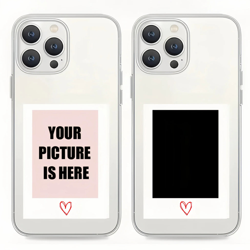 Custom DIY Transparent soft shell Phone Case For iPhone 17 16 16e 15 14 13 12 11 Pro Max Mini SE 2020 2022 XS XR 7 8 Plus Air