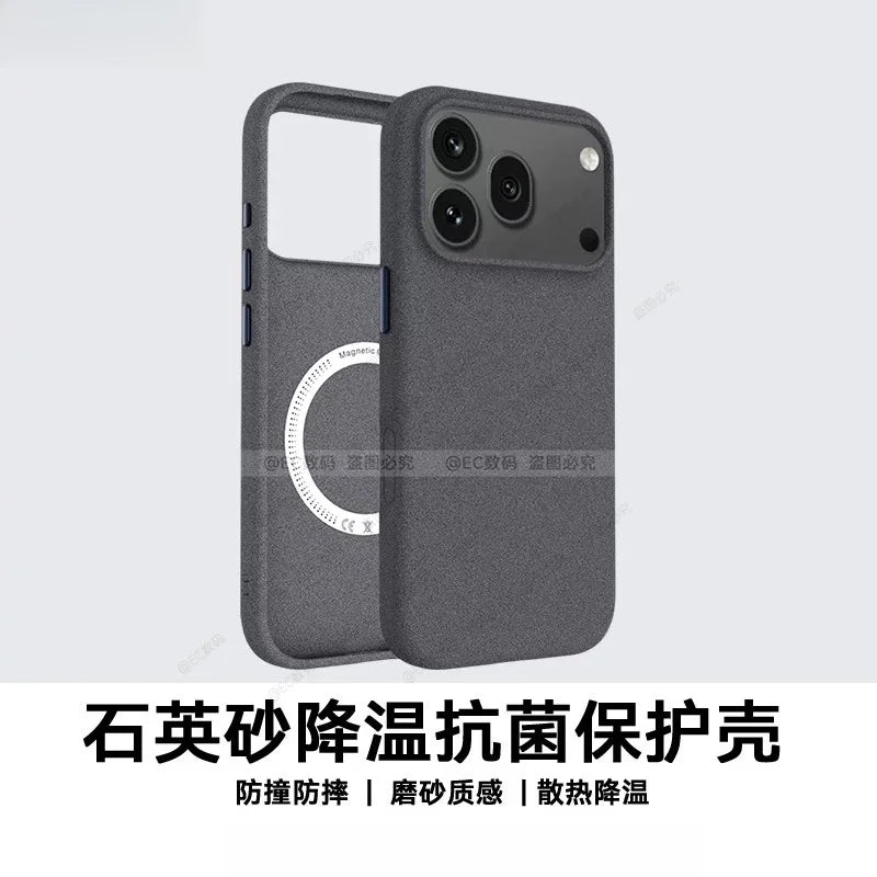 For Magsafe Case For Honor 600 Pro 600 Luxury frosted Magnets Magnetic Wireless Charging Shell Fashion Skin friendly Bumper