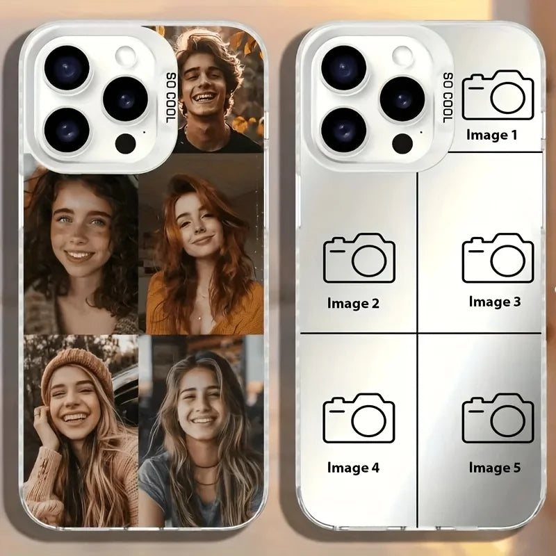 Personalization Custom Multi Photo IMD Phone Case For iPhone 16 15 14 13 12 11 Pro Xs Max X XR Mini 16e 7 8 Plus SE 2020 2022