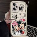 Disney Mickey Minnie Soft Case for Xiaomi Redmi 15 13 12 15C 14C 14R 13C 12C 10C 4G 5G A5 A4 A3 Turbo 4 Pro K30 K40 K60 Pro K70E