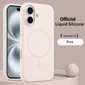 Luxury Official Liquid Silicone For Magsafe Case For iPhone 17 Air 16 Plus 15 14 13 12 Pro Max Magnetic Wireless Charge Cover