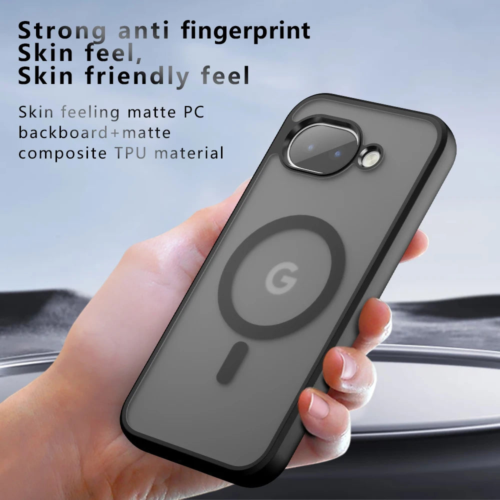 For Magsafe Magnetic Wireless Charging Case For Google Pixel 10A Pixel10A 5G Shockproof Back Cover Coque