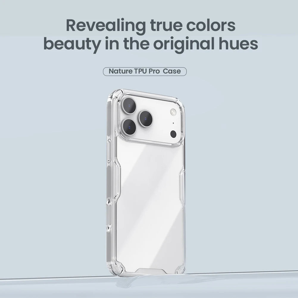 For iPhone 17 Pro Case NILLKIN Nature Pro Case For 17 Pro Max 17 Pro Air Fitted Cases Clear Cover