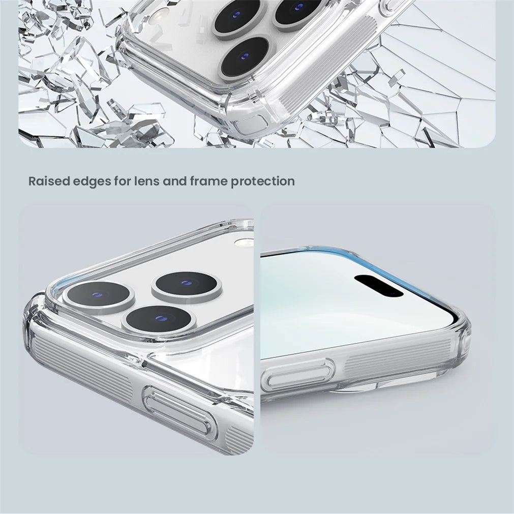 Nillkin For iPhone 17 Pro Max / 17 Pro Case Nature TPU Pro Transparent Shockproof Ultra-Clarity Back Cover For iPhone17 / Air