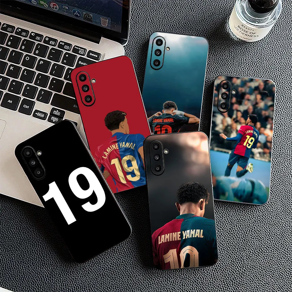 Soccer No 19 Football Number No19 Phone Cover for Motorola Moto Edge 70 60 Fusion NEO Pro G Stylus G56 G96 G04 G05 20 Soft Case